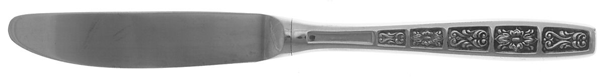 Medallion (Stainless) Modern Hollow Butter Spreader (Stainless) by Towle Silver-1