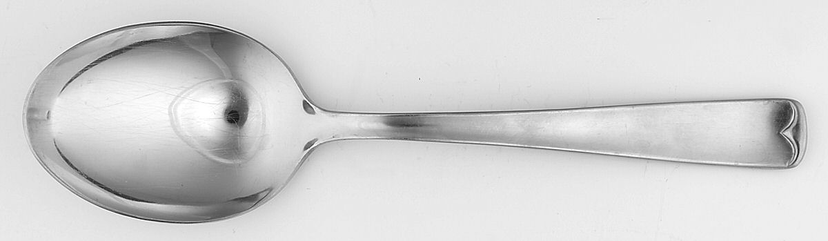 Memoir (Stainless) Solid Smooth Casserole Spoon by Towle Silver-1