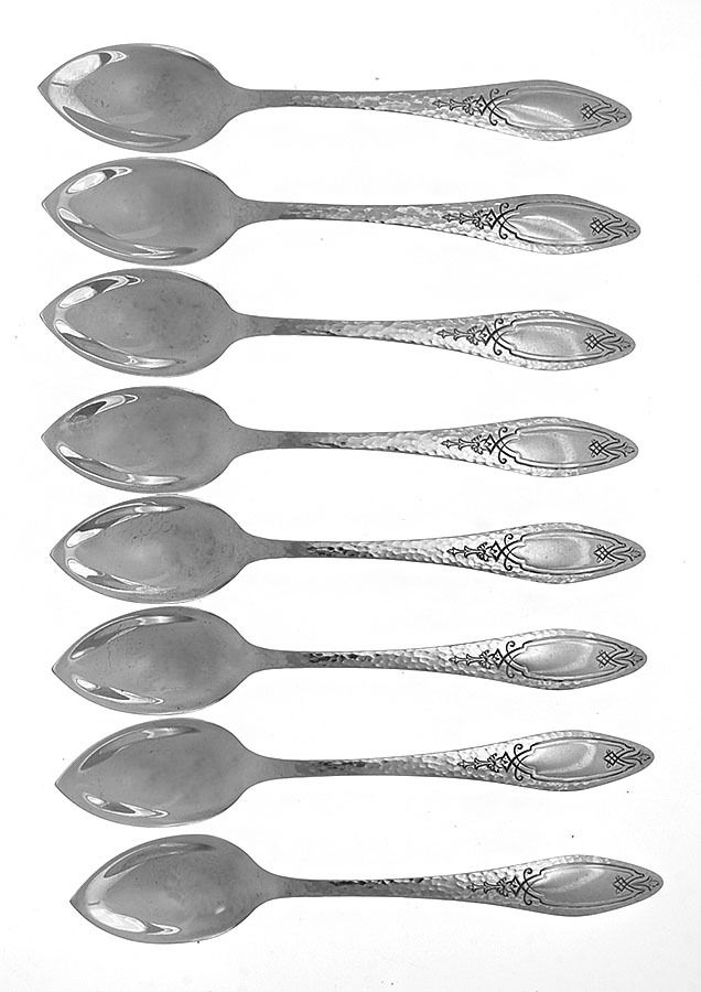 Merrimack (Sterling, 1916) Fruit/Orange Spoon - Set of 8 by Towle Silver-1