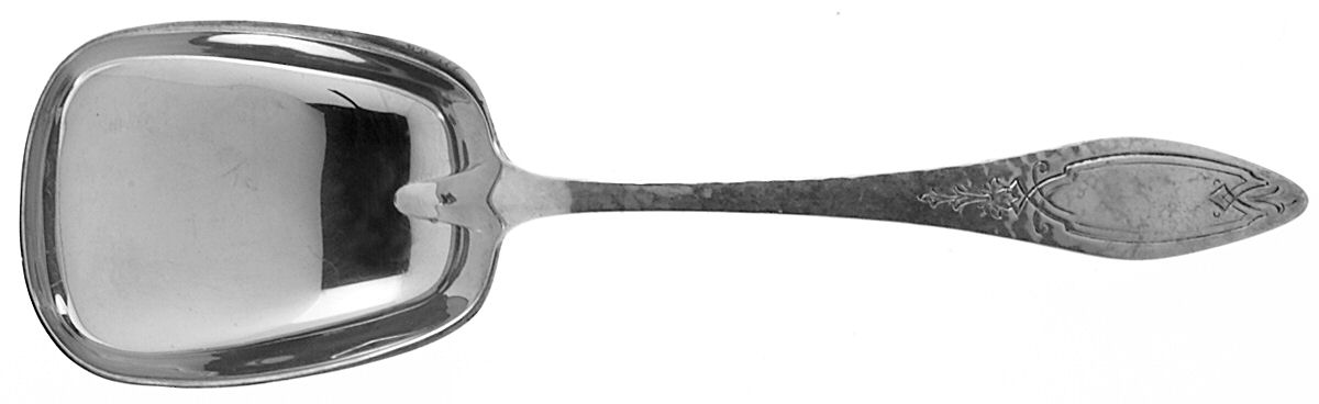 Merrimack (Sterling, 1916) Small Jelly Spoon by Towle Silver-1