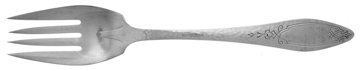 Merrimack (Sterling, 1916) Individual Solid Fish Fork by Towle Silver-1