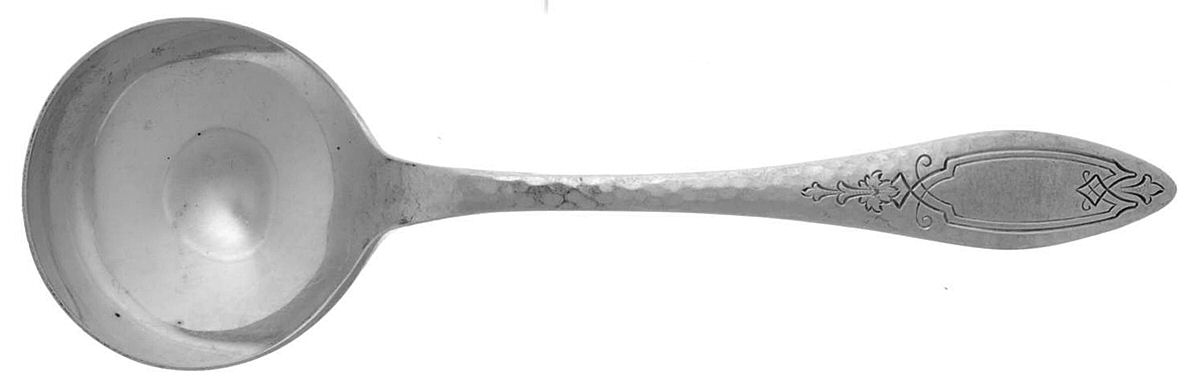 Merrimack (Sterling, 1916) Round Bowl Soup Spoon (Bouillon) by Towle Silver-1