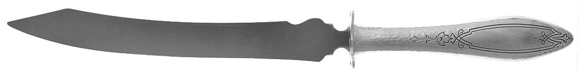 Merrimack (Sterling, 1916) Small Steak Carving Knife with Stainless Blade by Towle Silver-1