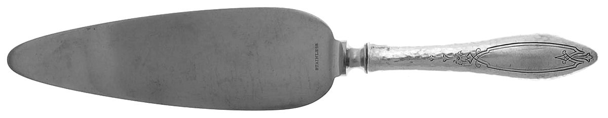 Merrimack (Sterling, 1916) Pie Server with Stainless Blade by Towle Silver-1