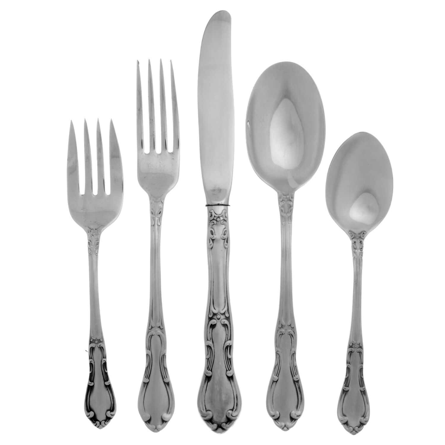Merrimack (Stainless) 5 Piece Place Setting by Towle Silver-1