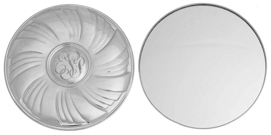 Sterling Hollowware Purse Mirror by Towle Silver-1