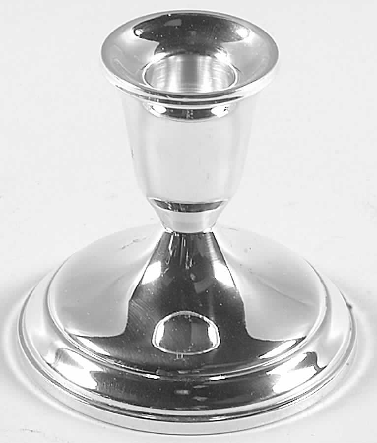 Sterling Hollowware Weighted Console Candleholder by Towle Silver-1