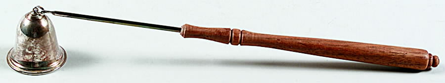 Sterling Hollowware Sterling Candle Snuffer with Wooden Handle by Towle Silver-1