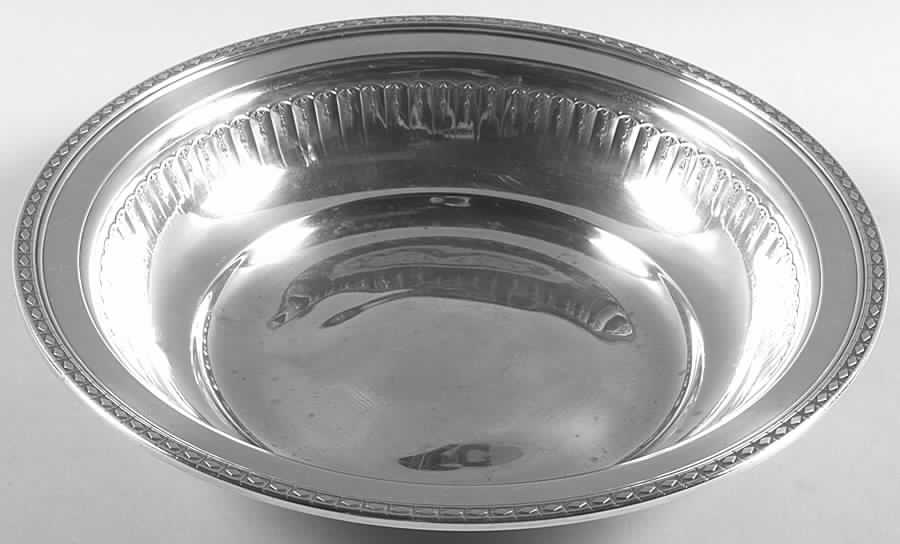 Sterling Hollowware Large Sterling Round Vegetable Bowl by Towle Silver-1