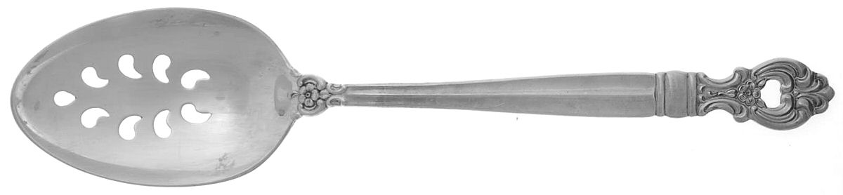 Monte Cristo (Sterling, 1971) Pierced Tablespoon (Serving Spoon) by Towle Silver-1
