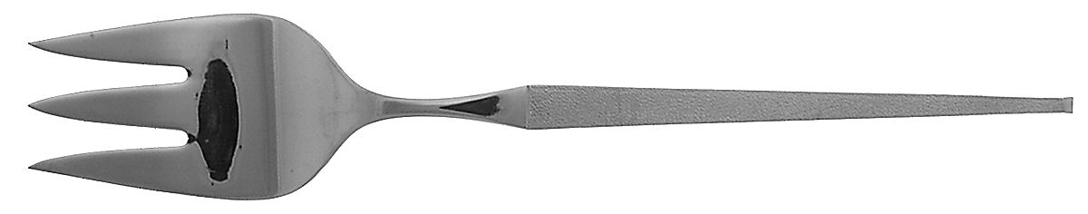 Moonfrost (Stainless) Large Solid Cold Meat Serving Fork by Towle Silver-1