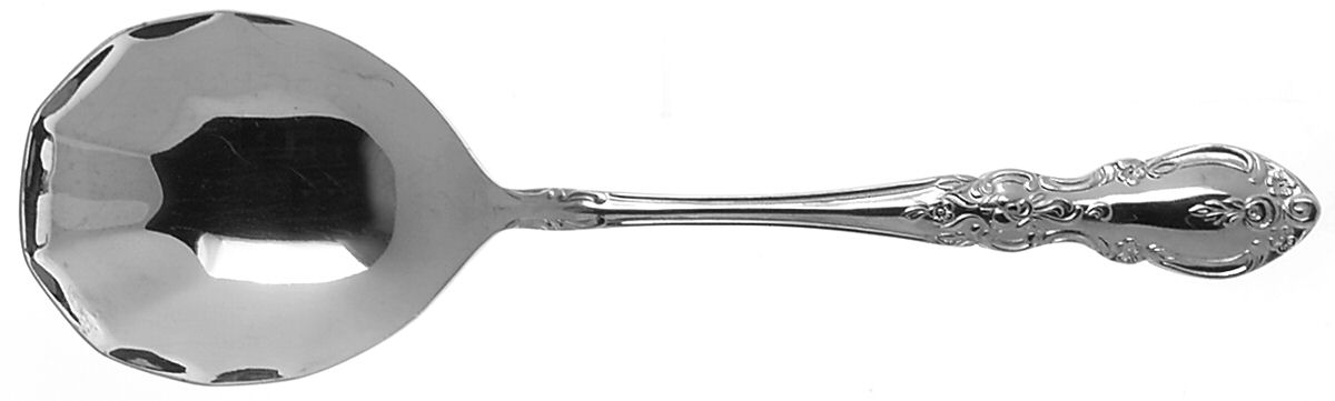 Napoli (Stainless) Solid Serving Spoon by Towle Silver-1