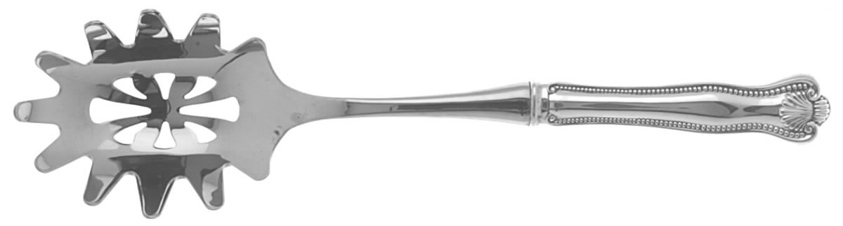 Newport Shell (Sterling, 1910, No Monograms) Pasta Server with Stainless Bowl by Towle Silver-1