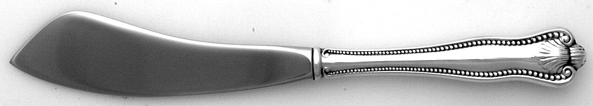 Newport Shell (Sterling, 1910, No Monograms) Hollow Handle Master Butter Knife by Towle Silver-1