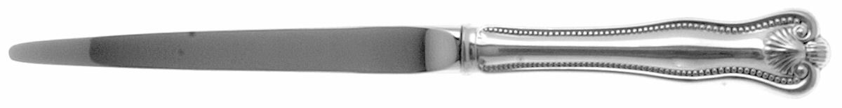 Newport Shell (Sterling, 1910, No Monograms) Large Letter Opener with Stainless Blade by Towle Silver-1