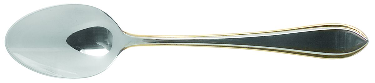 Newbury Thread Gold (Stainless) Teaspoon by Towle Silver-1