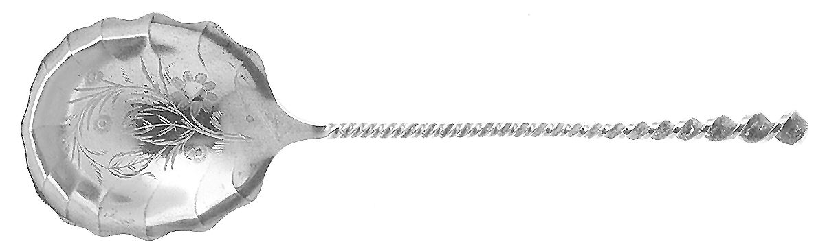 No.128-No.28 (Sterling, 1880) Sugar Spoon by Towle Silver-1