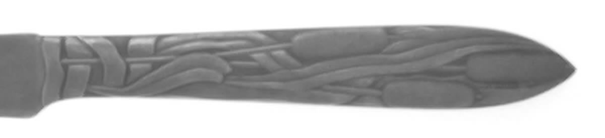 No. 19 (Sterling, 1900) Flat Handle Butter Spreader by Towle Silver-1