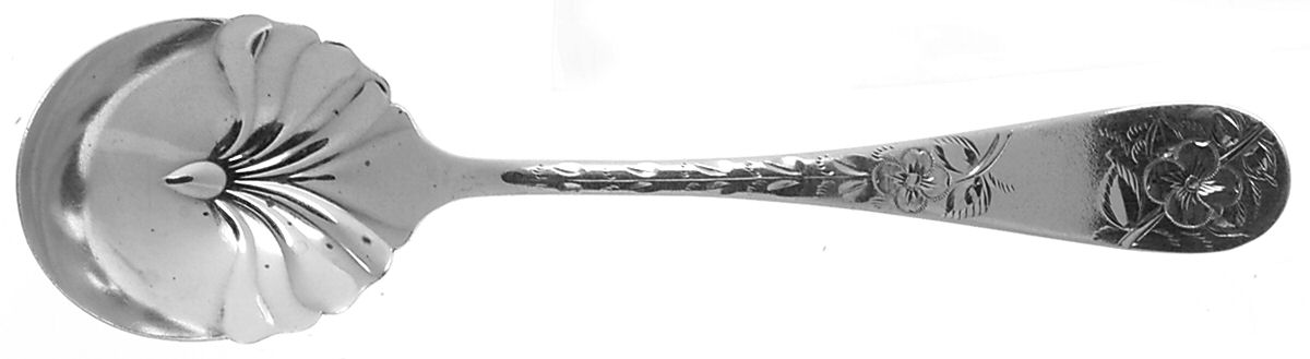 No. 43 (Sterling, 1882) Sugar Shell Spoon by Towle Silver-1