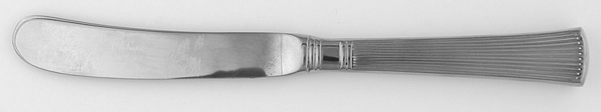 Noblesse (Stainless) Butter Spreader Hollow Hdl-Paddle/Stainless Blade by Towle Silver-1