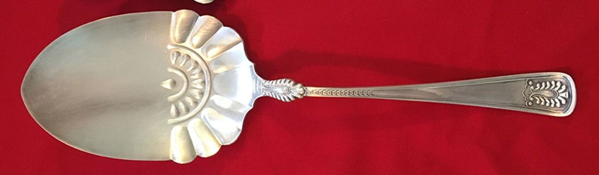 Norwood (Silverplate) Solid Salad Serving Spoon by Towle Silver-1