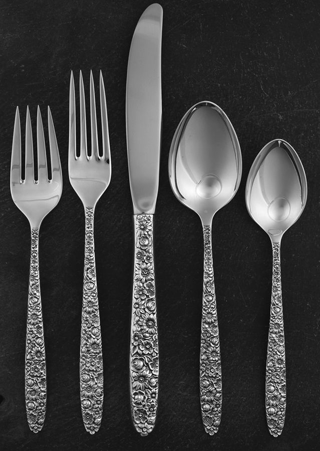 Novantique (Sterling, 1969) 5 Piece Place Size Setting by Towle Silver-1