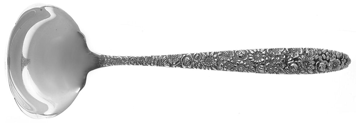 Novantique (Sterling, 1969) Solid Piece Cream Ladle by Towle Silver-1