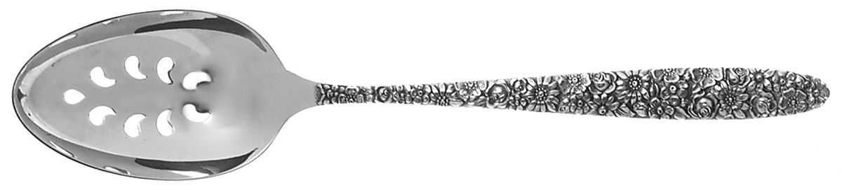 Novantique (Sterling, 1969) Pierced Tablespoon (Serving Spoon) by Towle Silver-1