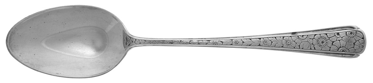Old Brocade (Sterling, 1932) Five O'Clock Teaspoon by Towle Silver-1