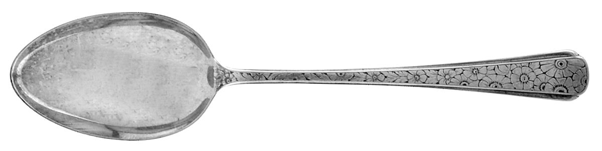 Old Brocade (Sterling, 1932) Tablespoon (Serving Spoon) by Towle Silver-1