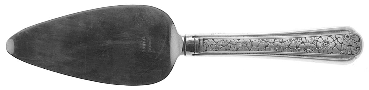 Old Brocade (Sterling, 1932) Solid Cheese Server by Towle Silver-1