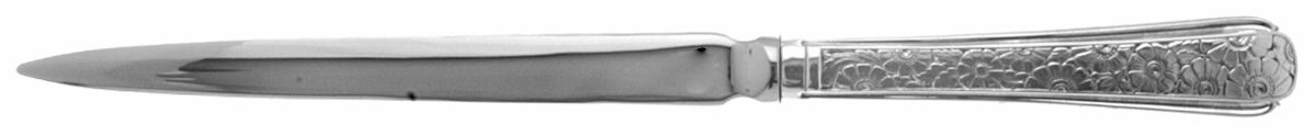 Old Brocade (Sterling, 1932) Letter Opener with Stainless Blade by Towle Silver-1