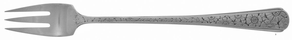 Old Brocade (Sterling, 1932) Cocktail/Seafood Fork by Towle Silver-1
