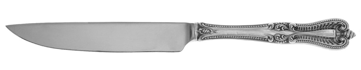 Old Colonial (Sterling, 1895, No Monograms) Steak Knife Individual Hollow, No Serrate HC by Towle Silver-1