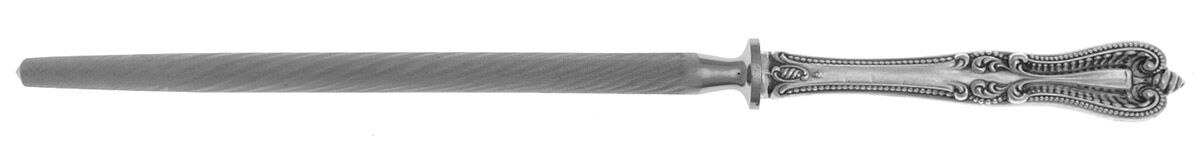 Old Colonial (Sterling, 1895, No Monograms) Sharpener Knife with Steel Rod HC by Towle Silver-1