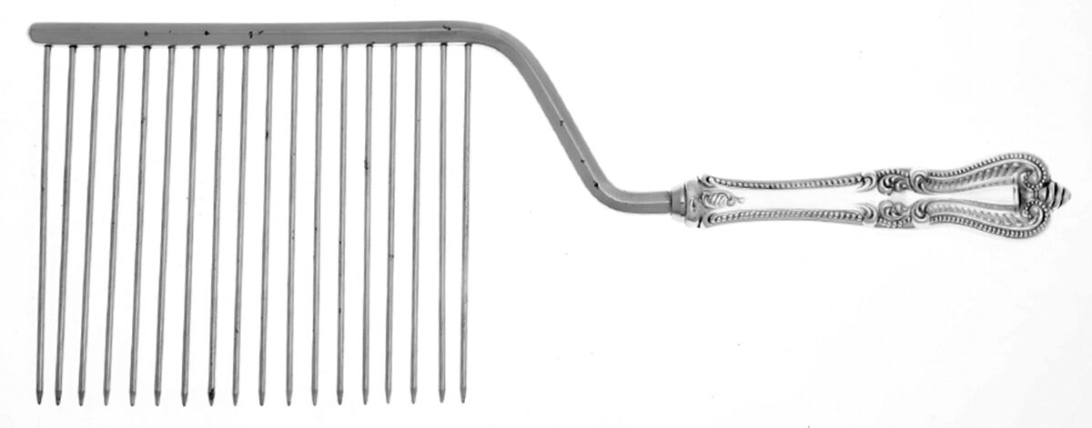 Old Colonial (Sterling, 1895, No Monograms) Cake Breaker with Silverplate Prongs by Towle Silver-1