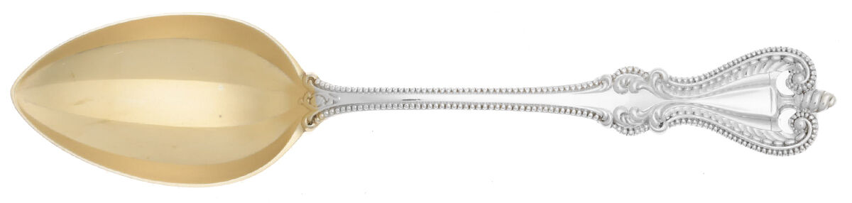Old Colonial (Sterling, 1895, No Monograms) Dessert/Oval Soup Spoon by Towle Silver-1