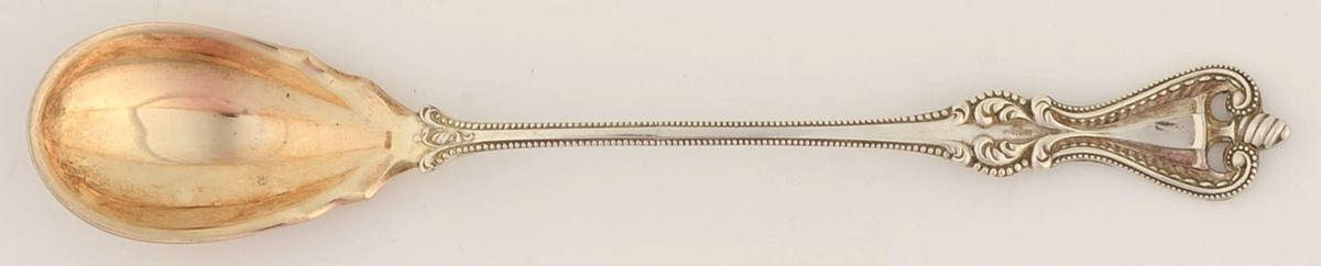Old Colonial (Sterling, 1895, No Monograms) Egg Spoon by Towle Silver-1