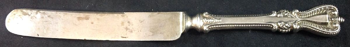 Old Colonial (Sterling, 1895, No Monograms) Youth/Tea Knife with Silverplate Blade by Towle Silver-1