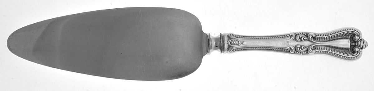 Old Colonial (Sterling, 1895, No Monograms) Pie Server with Silverplate Blade by Towle Silver-1