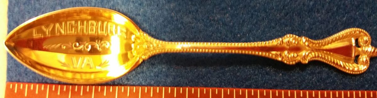 Old Colonial (Sterling, 1895, No Monograms) Souvenir Spoon (Demitasse) by Towle Silver-1
