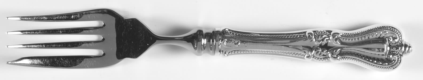 Old Colonial (Sterling, 1895, No Monograms) Individual Hollow Fish Fork, Stainless Tines by Towle Silver-1