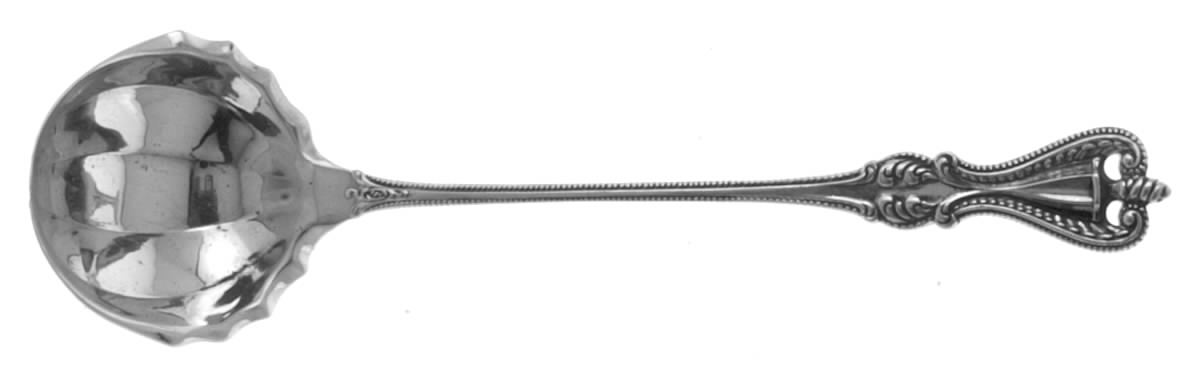 Old Colonial (Sterling, 1895, No Monograms) Solid Piece Cream Ladle by Towle Silver-1