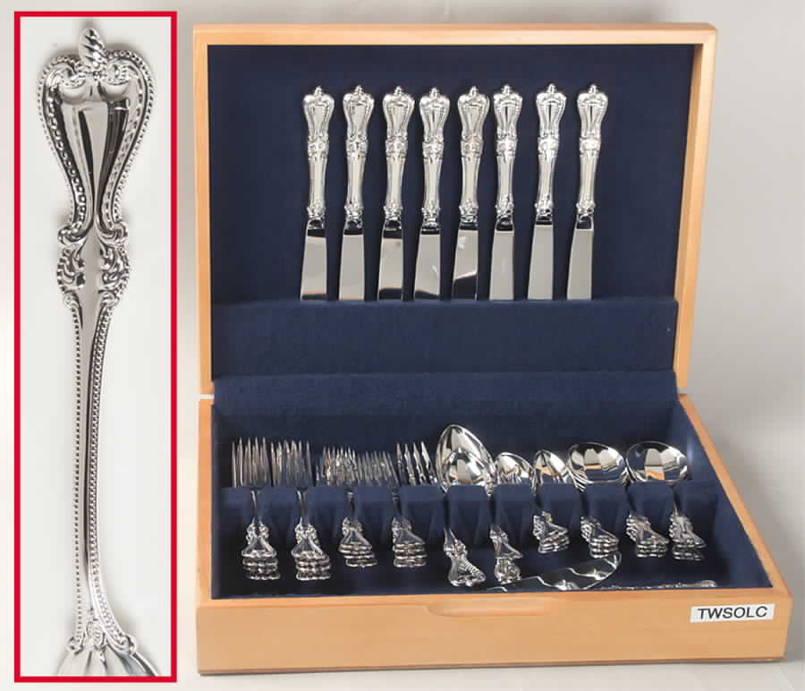 Old Colonial (Sterling, 1895, No Monograms) 45 Piece Set by Towle Silver-1