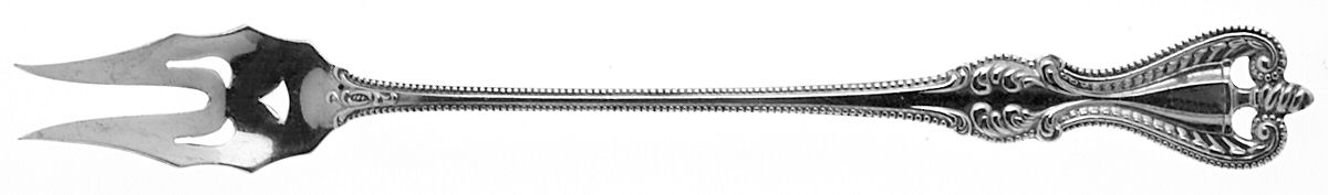 Old Colonial (Sterling, 1895, No Monograms) Olive Fork by Towle Silver-1