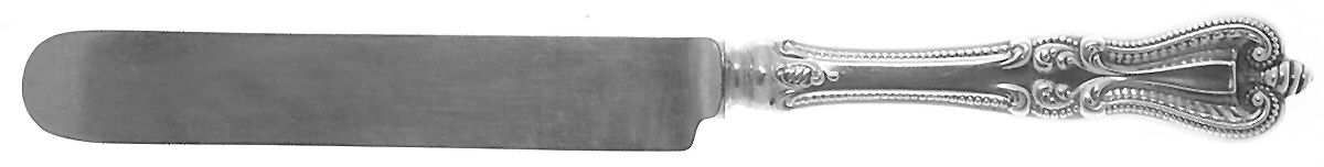 Old Colonial (Sterling, 1895, No Monograms) Blunt Hollow Knife with Bolster by Towle Silver-1