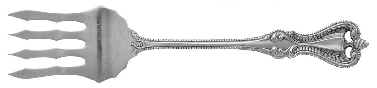 Old Colonial (Sterling, 1895, No Monograms) Small Chipped Beef Fork by Towle Silver-1