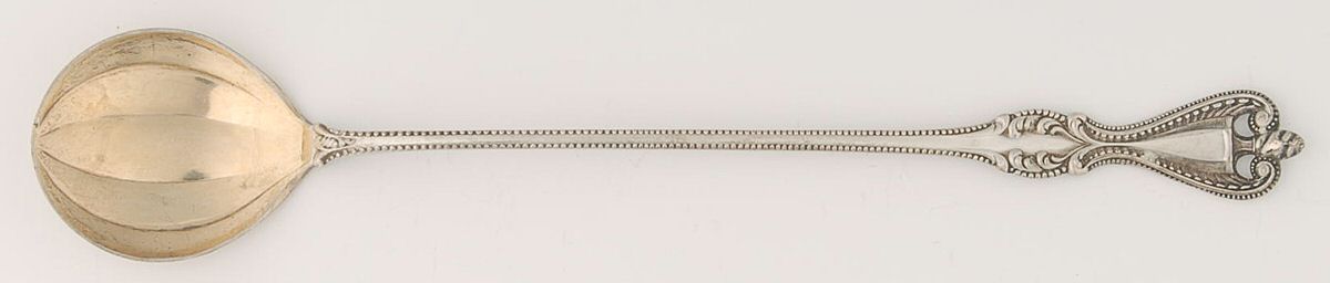 Old Colonial (Sterling, 1895, No Monograms) Long Handle Chocolate Muddler Spoon by Towle Silver-1