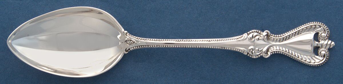 Old Colonial (Sterling, 1895, No Monograms) Dessert/Oval Soup Spoon by Towle Silver-1