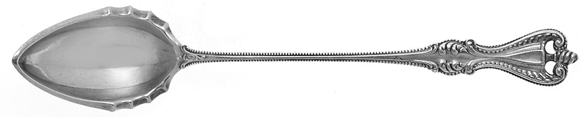 Old Colonial (Sterling, 1895, No Monograms) Chow Chow Spoon by Towle Silver-1